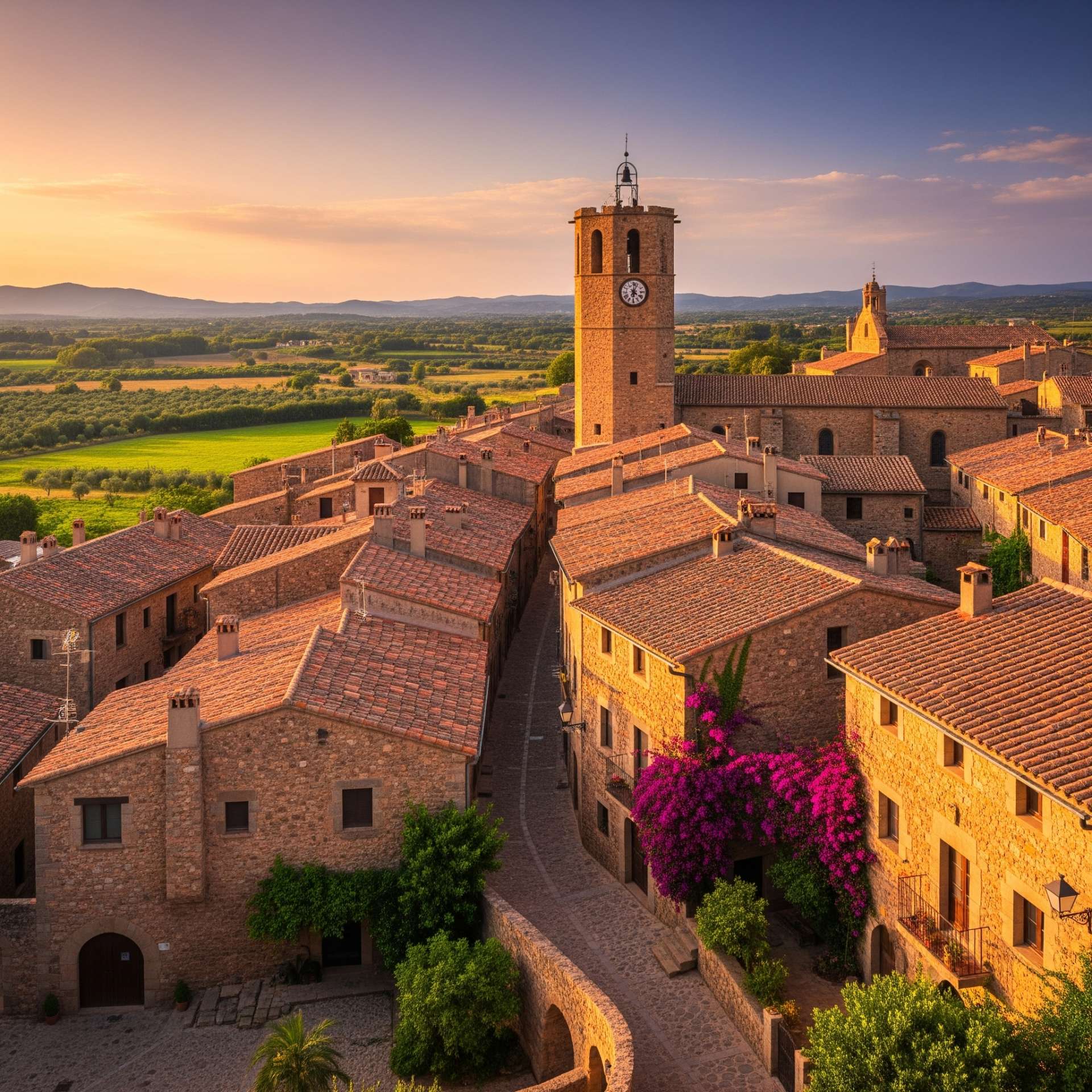 rutas exclusivas por pueblos bonitos de girona : peratallada